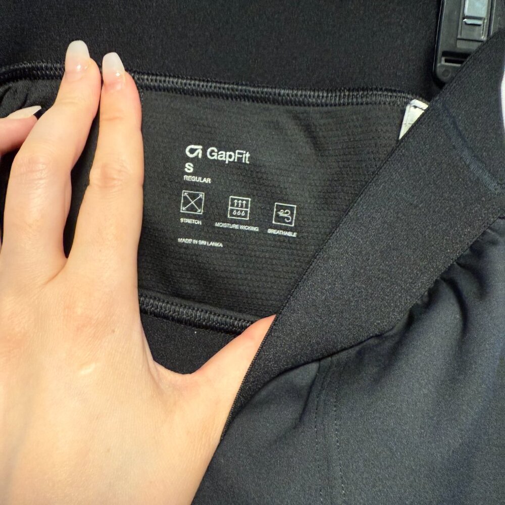 Gapfit Eclipse Split-Front Exercise Skort Black S… - image 7
